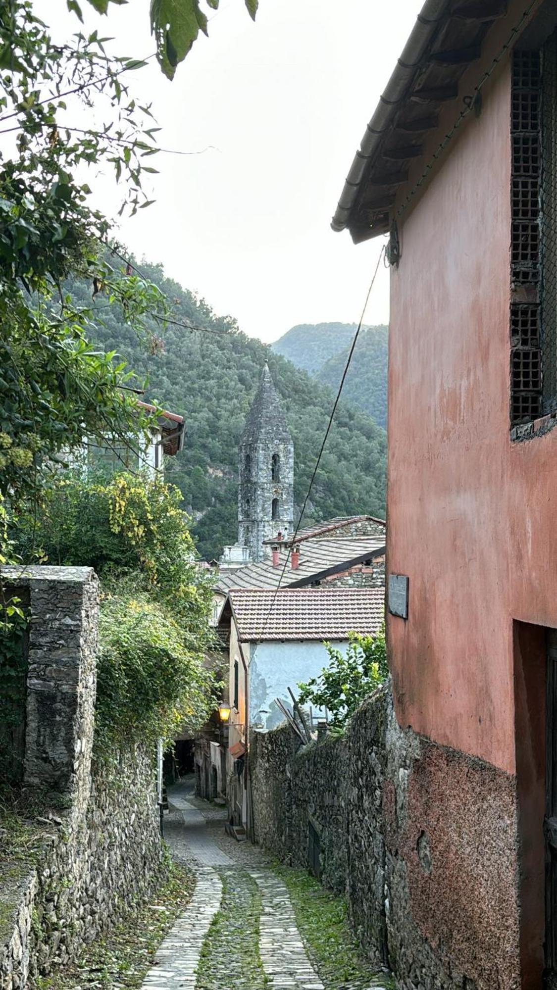 Iconic Italian Townhouse W Rooftop Terrace & Mountain View, Pigna Luaran gambar